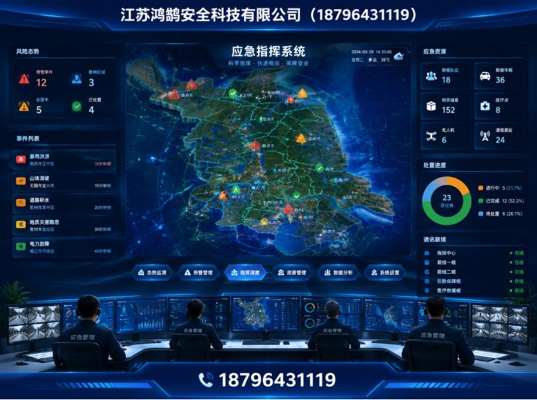 昌吉应急指挥系统展示图